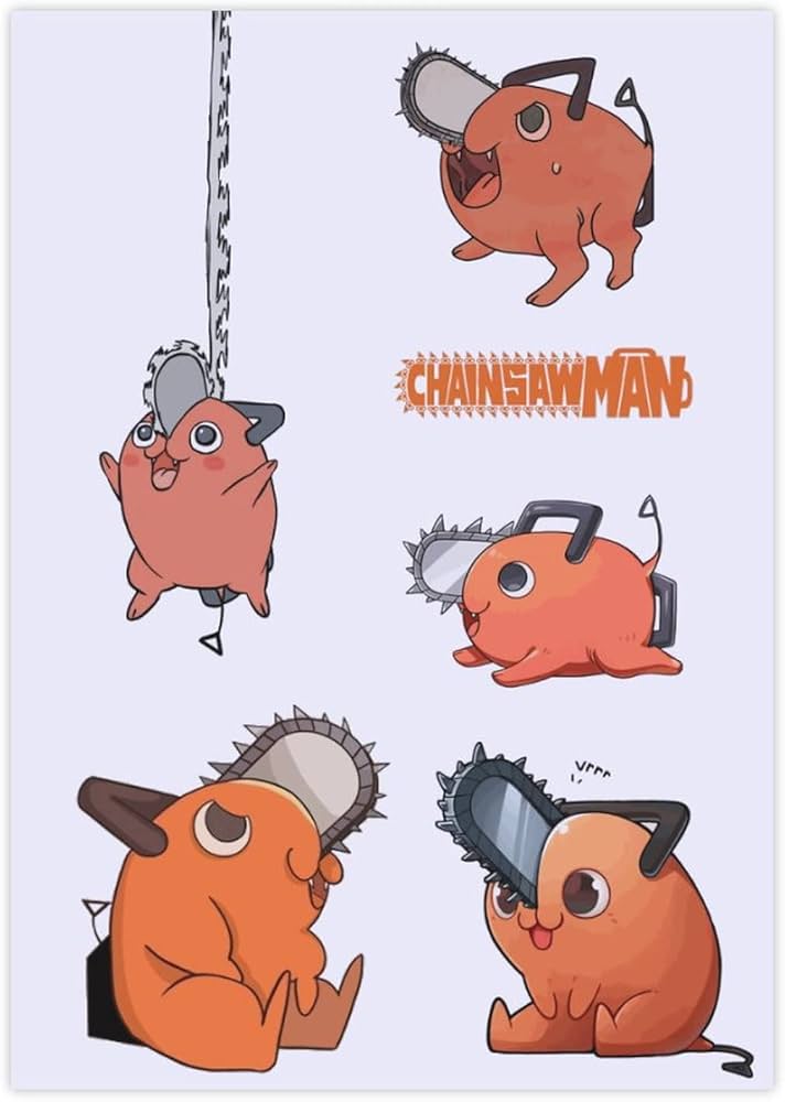 Amazon.co.jp: 防水ステッカーセット チェンソーマン ポチタ