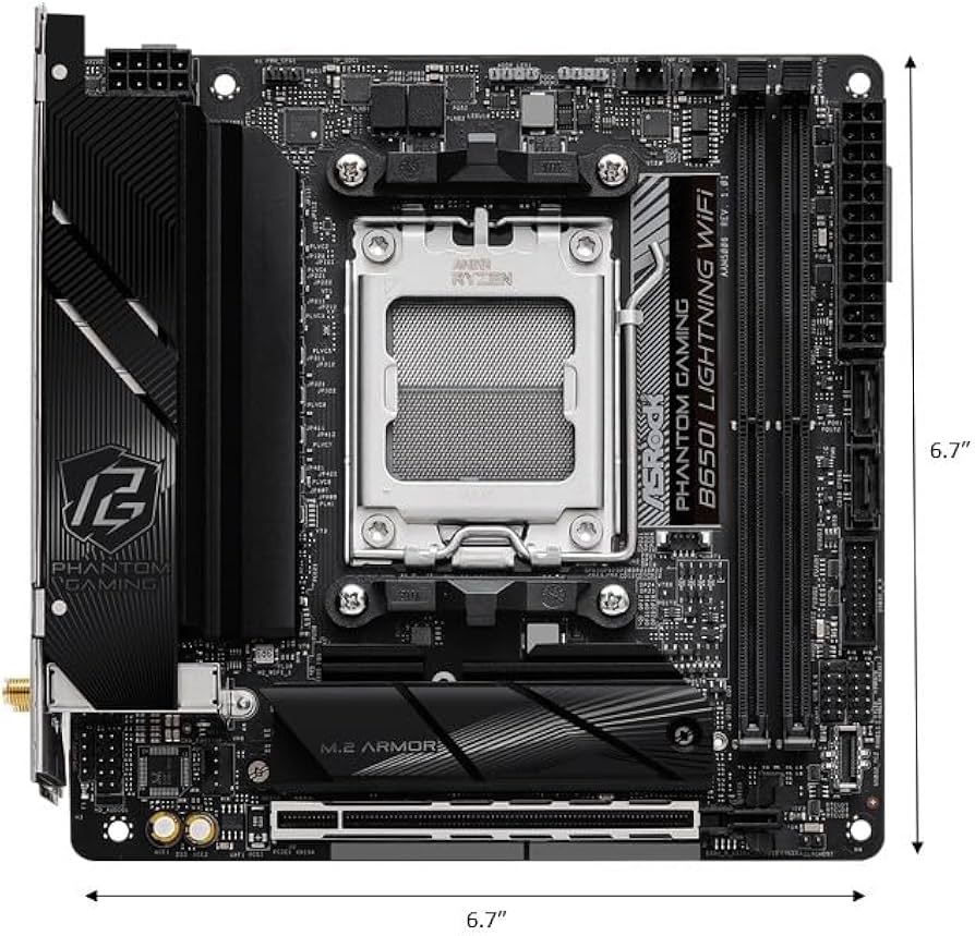 Amazon.com: ASRock B650I Lightning WiFi AMD AM5 Mini-ITX