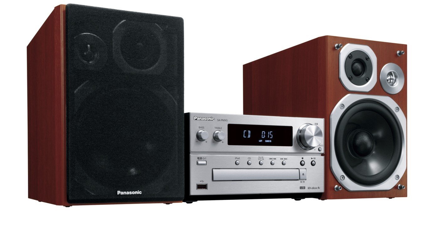 Amazon.co.jp: Panasonic CDステレオシステム シルバー SC-PMX5-S