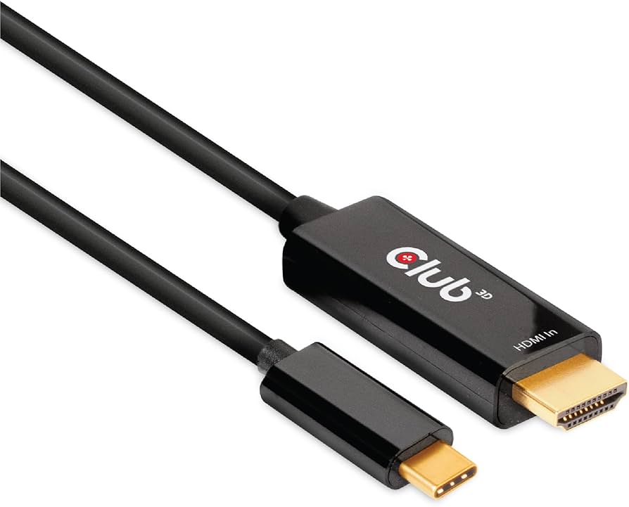 Amazon.com: Club 3D 4K 60Hz HDMI to USB Type C Video Cable HDMI