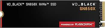 Amazon.com: WD_BLACK SN850X 2TB NVMe SSD - M.2 2280, Up to 7,300