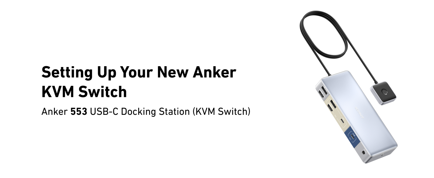 Amazon.com: Anker Docking Station, KVM Switch for a Desktop PC and