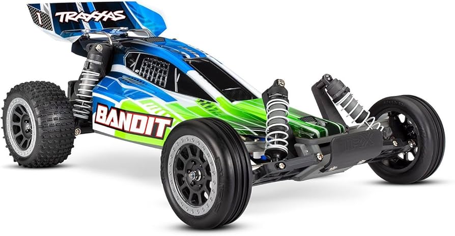 Amazon.com: Traxxas 24054-8-GRN - Bandit 1/10 2WD Buggy w/USB-C