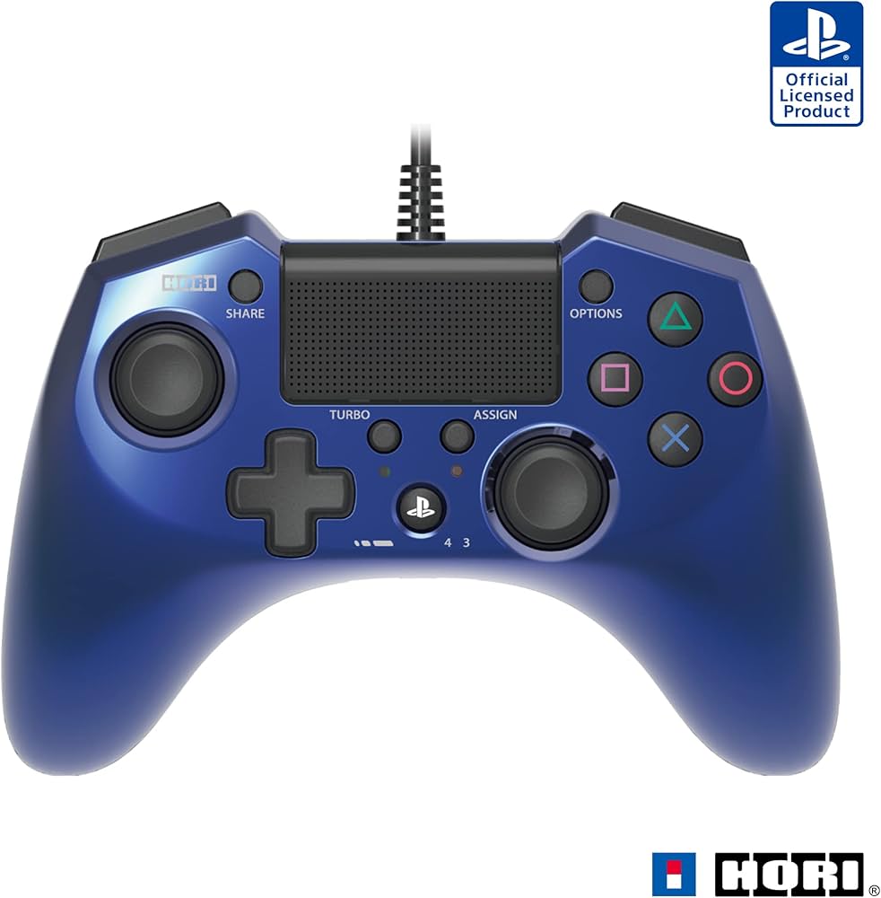 Amazon.com: Hori Pad 4 FPS Plus for PS4/PS3 (Blue) : Video Games