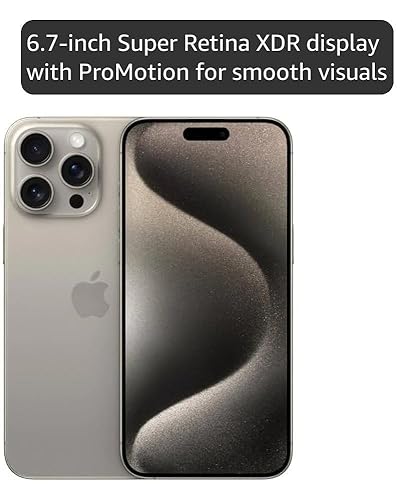 Amazon.com: Apple iPhone (Renewed Premium) 15 Pro Max, 256GB