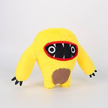 Amazon | イエローモンスターぬいぐるみ、25cmジョイヴィルパズル