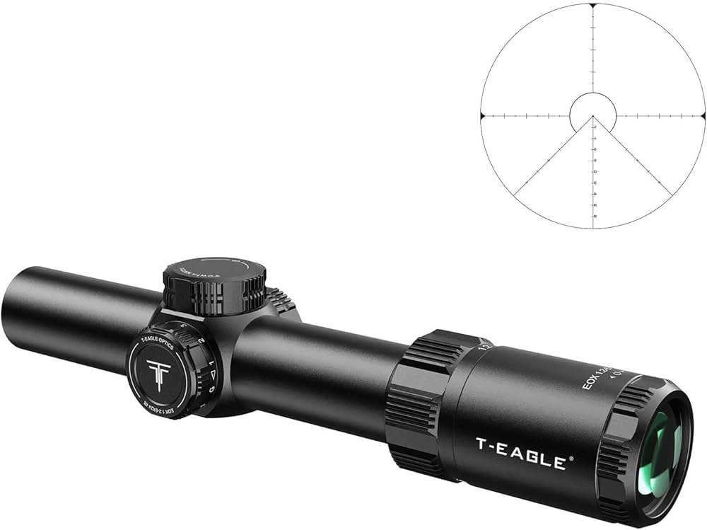 Amazon.co.jp: T-EAGLE ライフルスコープ EOX1.2-6x24IR可変倍率