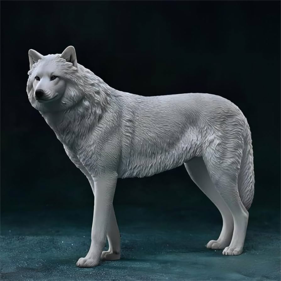 Amazon | JXK Studio 1/6 フィギュア オオカミ 北極狼 ホッキョク