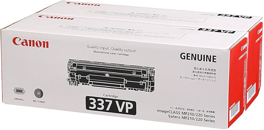 Amazon.co.jp: CANON トナーカートリッジ337VP 2本セット 純正品