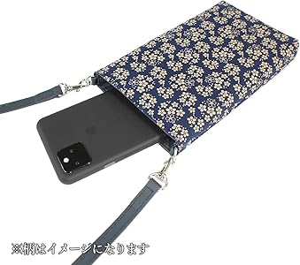 Amazon.co.jp: [印傳屋] 印伝 サコッシュ スマホポシェット