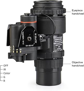 Amazon | 夜の望遠鏡 1X32 赤外線デジタルナイトビジョンゴーグル NVG