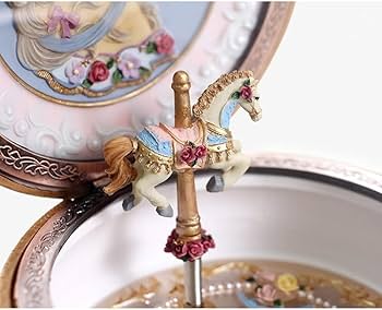 Amazon.co.jp: 回転トロイの木馬オルゴールクリエイティブ誕生日