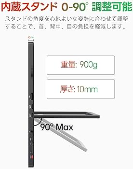 Amazon.co.jp: Intehill モバイルモニター 3k タッチモニター 16