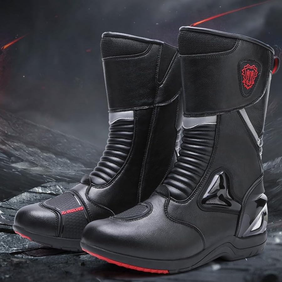 Amazon.co.jp: [Dzannc] ライディングシューズ バイクブーツ