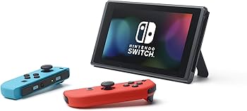 Nintendo Switch with Neon Blue and Neon Red Joy Con : Amazon.sg