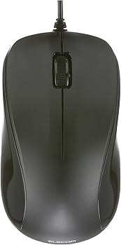 Amazon.co.jp: エレコム マウス 有線 Mサイズ 3ボタン USB 光学式