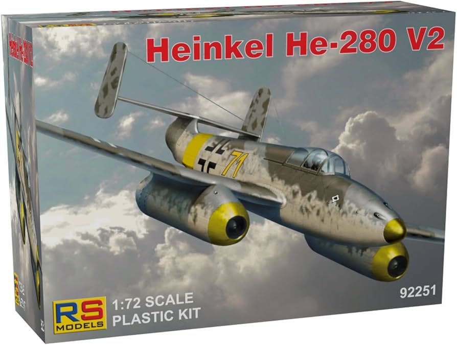 Amazon | RSモデル 1/72 ドイツ空軍 ハインケル He-280 V2 1943