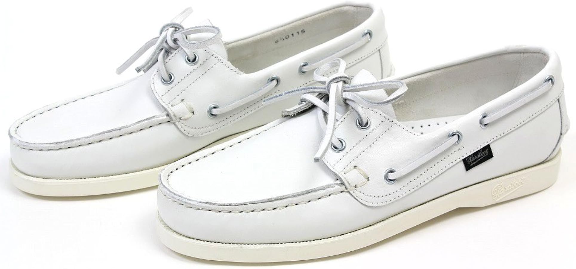 Amazon | [パラブーツ] デッキシューズ ホワイト (BLANCHE-BLANC) (5 1