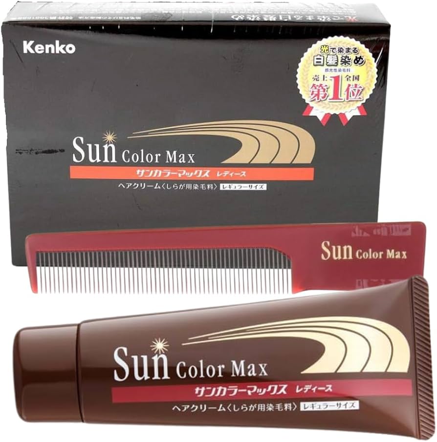 Amazon | ケンコー サンカラーマックス 光で染まる白髪染め ダーク