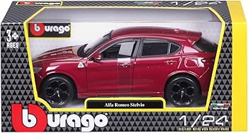 Amazon | Bburago（ブラーゴ） 1/24 アルファ ロメオ ステルヴィオ