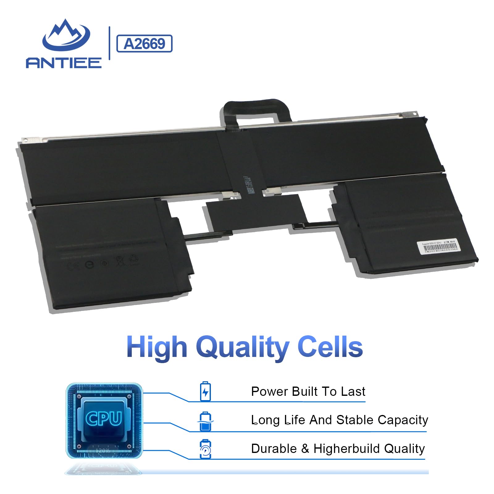 Amazon.com: ANTIEE A2669 A2681 Laptop Battery Replacement for