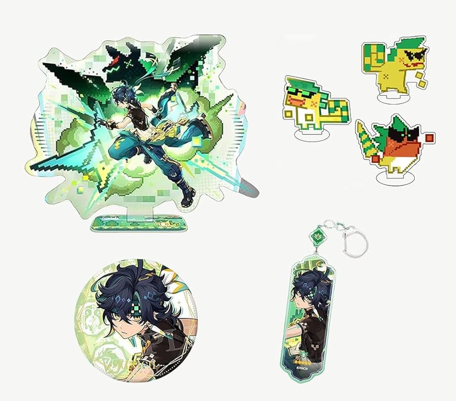Amazon.co.jp: 原神 キィニチ アハウ アクリルスタンド キーホルダー