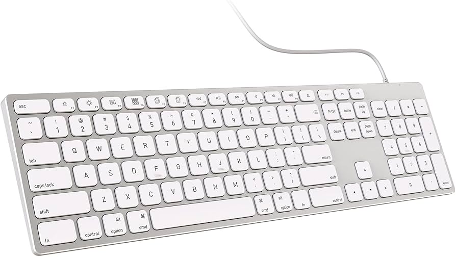 Amazon.com: 9H USB Wired Keyboard with Numeric Keypad Ultra-Slim