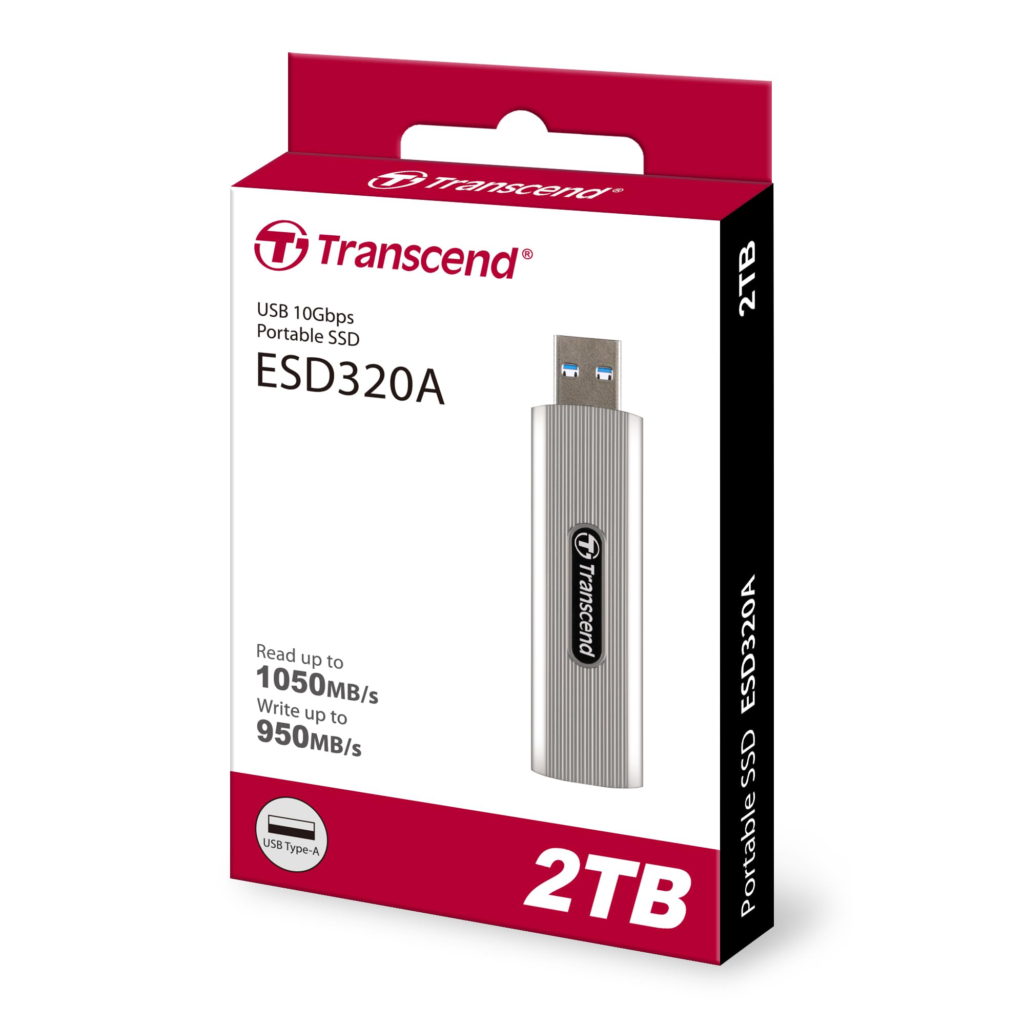 Amazon | トランセンド ポータブルSSD 2TB USB 10Gbps 最大1050 MB/s