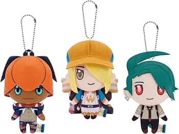 Amazon.co.jp: ポケモ-ンマスターズ EX ぬいぐるみ 3種セット(キバナ