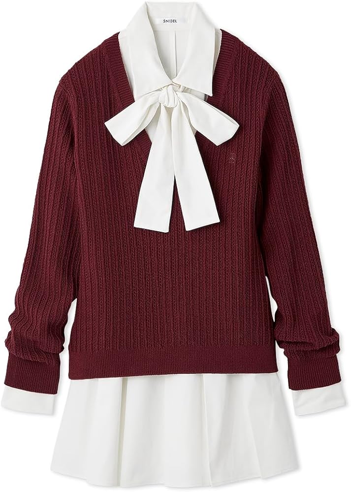 Amazon | [スナイデル] シャツコンビチュニック SWNT254231 レディース