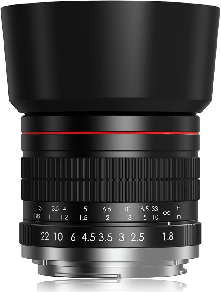 Amazon.co.jp: Lightdow for Sony 85mm F1.8 固定レンズ中望遠レンズ単