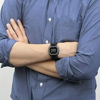 Casio G-Shock GM-5600B-1 Men's Wristwatch, Square Design, Military