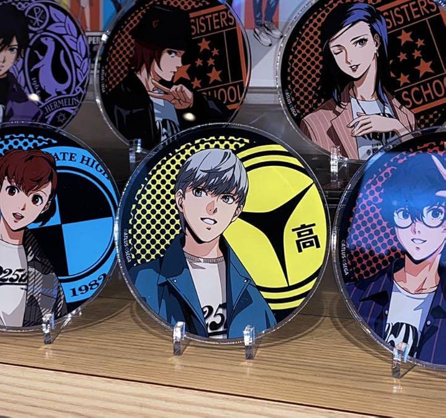 ☆ペルソナ アニマックスカフェ アクリルコースタースタンド 結城理