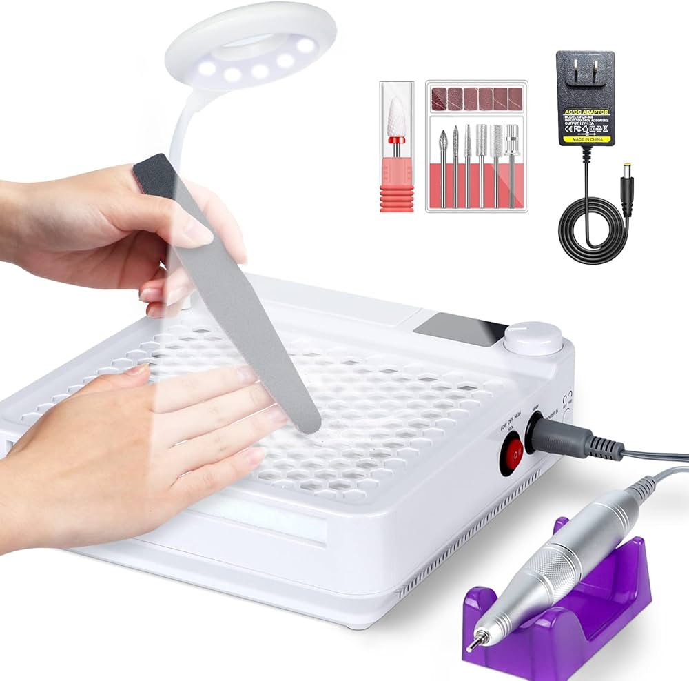 Amazon.com: SAVILAND 3-in-1 Nail Dust Collector – Powerful Nail