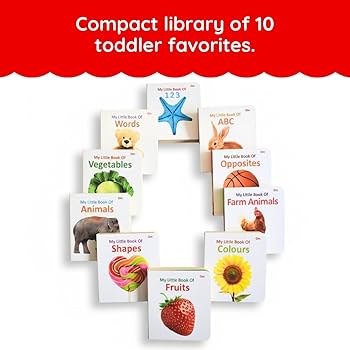 My First Library – Set of 10 Board Books for Babies, Toddlers