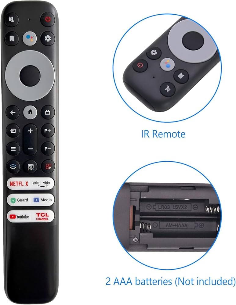 Amazon | MYHGRC 交換用TCLリモコン RC902V TCL Googleスマートテレビ