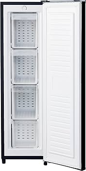 Amazon | [山善] 冷凍庫 70L 右開き YF-SU70(B) ブラック 一人暮らし
