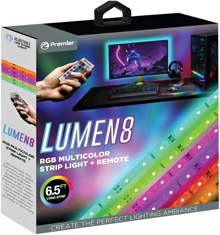 Premier Lighting 05835 - RGB MULTICOLOR STRIP LIGHT & REMOTE