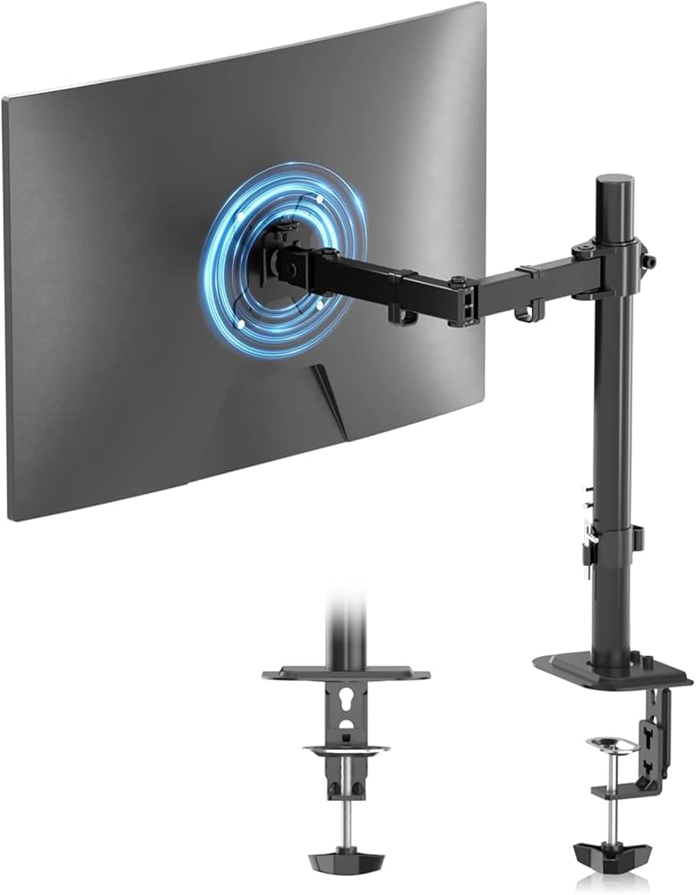 Amazon.co.jp: suptek PCモニターアーム シングルモニターアーム