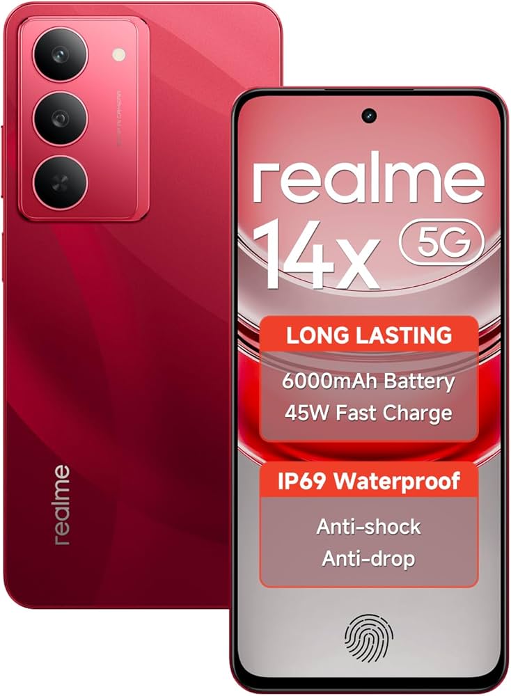 realme 14X Smartphone 5G 6GB RAM 128GB ROM 6.67