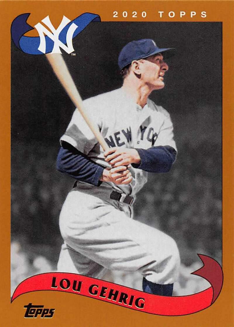 Amazon.com: 2020 Topps Archives #281 Lou Gehrig New York Yankees