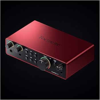 Amazon.co.jp: Focusrite Scarlett 2i2 第4世代 USBオーディオ