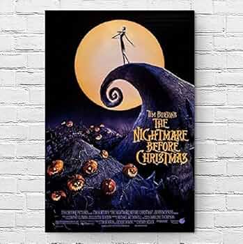Amazon.co.jp: 映画ポスター ナイトメアビフォアクリスマス 24×36inc