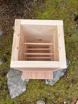 Amazon.co.jp: 日本みつばち用 飼育箱 簡単 重箱式巣箱 待ち箱 養蜂