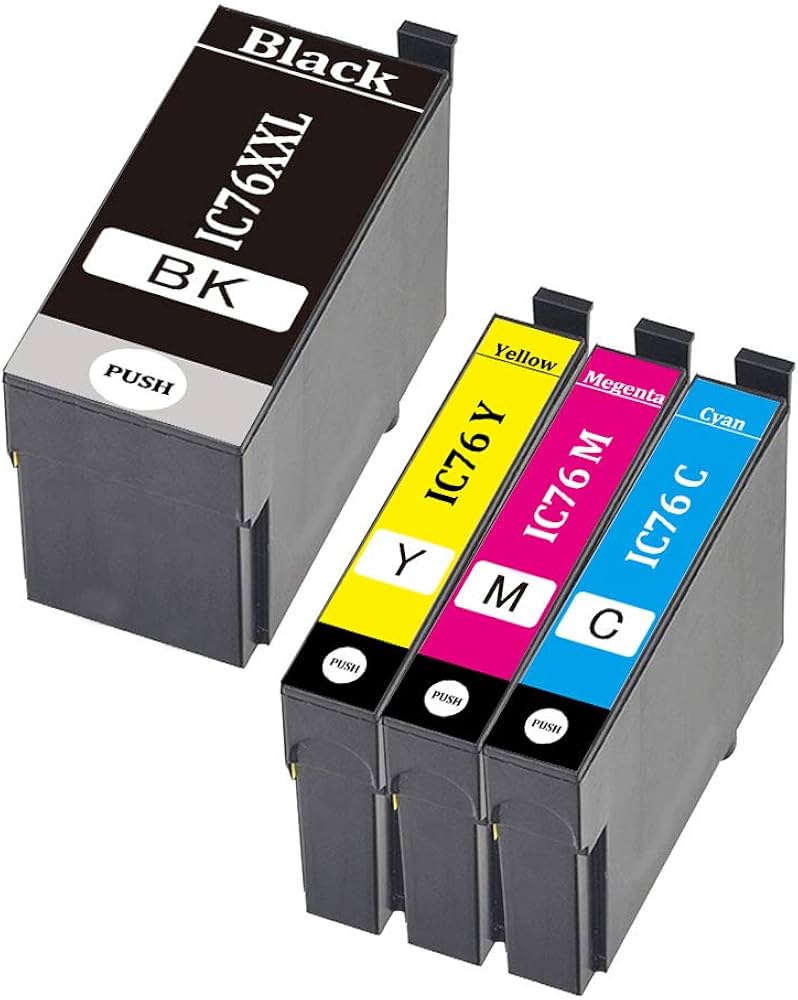Amazon.co.jp: EPSON(エプソン) 互換インクカートリッジ IC4CL76(BK/C