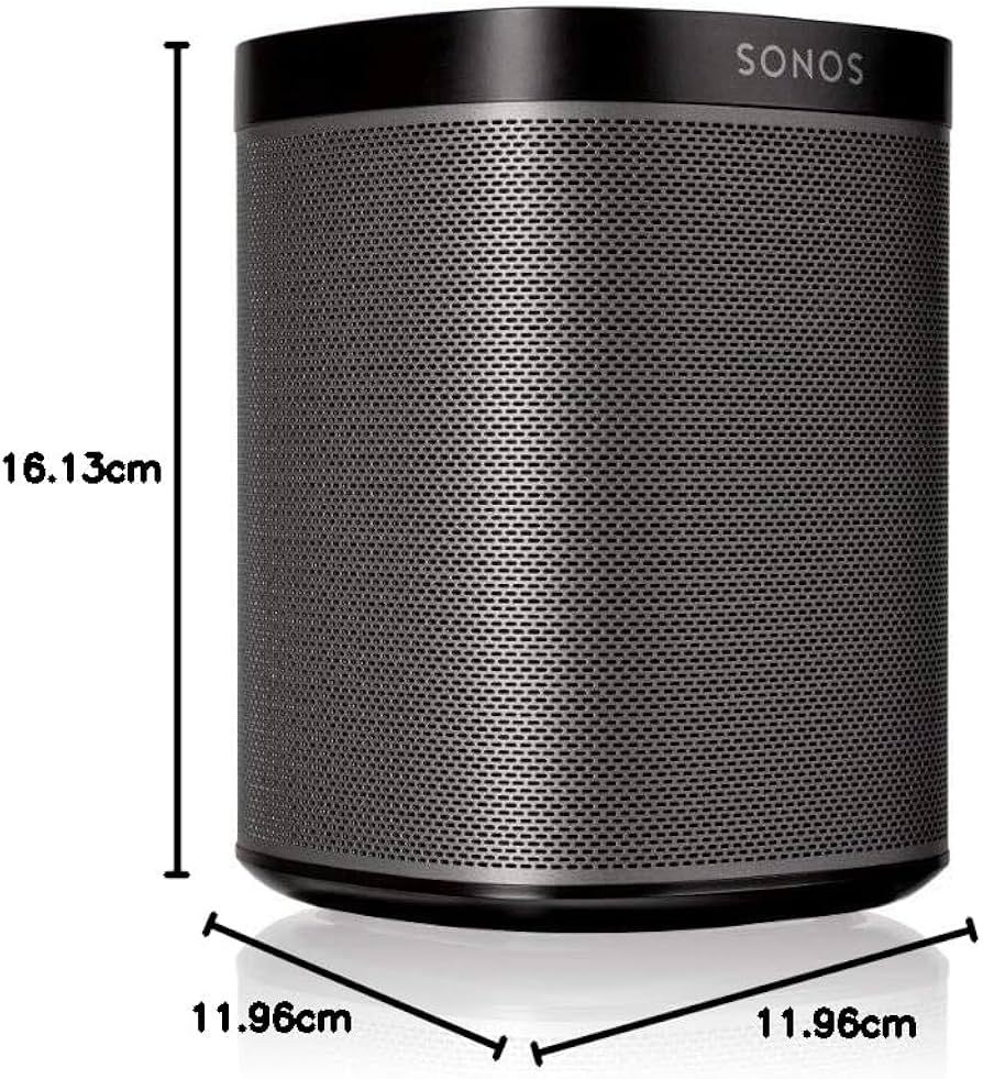 SONOS PLAY:1 Smart Wireless Speaker, Black : Amazon.co.za: Electronics