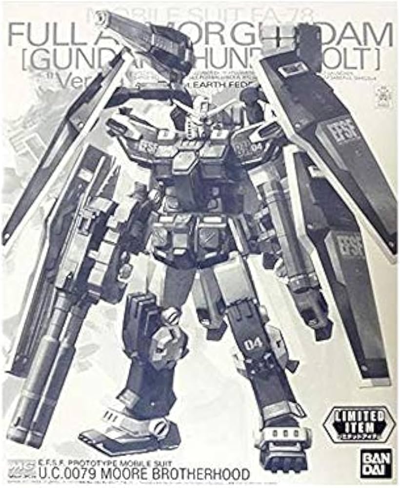 Amazon.com: Bandai MG 1/100 FA-78 Full Armor Gundam Ver.Ka (GUNDAM