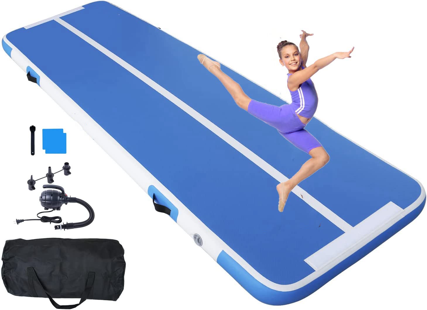 Amazon.co.jp: エアートラック 体操 エアマット タンブリングマット 3