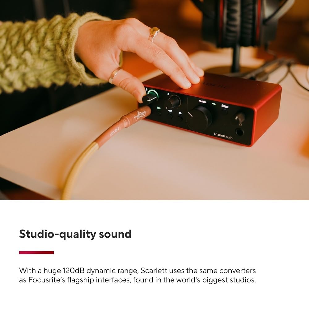 Focusrite Scarlett Solo gen.4 20時間ほど使用 Focusrite 【予約商品
