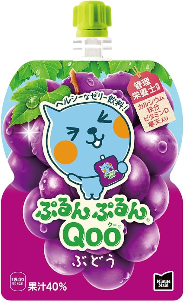 Amazon.co.jp: コカ・コーラ ミニッツ メイド ぷるんぷるんQoo ぶどう